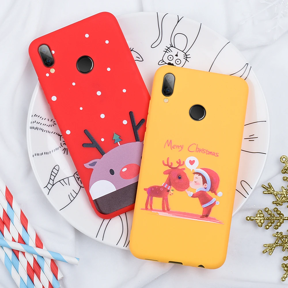 For Xiaomi Mi 9T Pro 8 9 SE Merry Christmas Case Redmi 7 K20 Note 6 New Year Santa Claus TPU Back Cover |