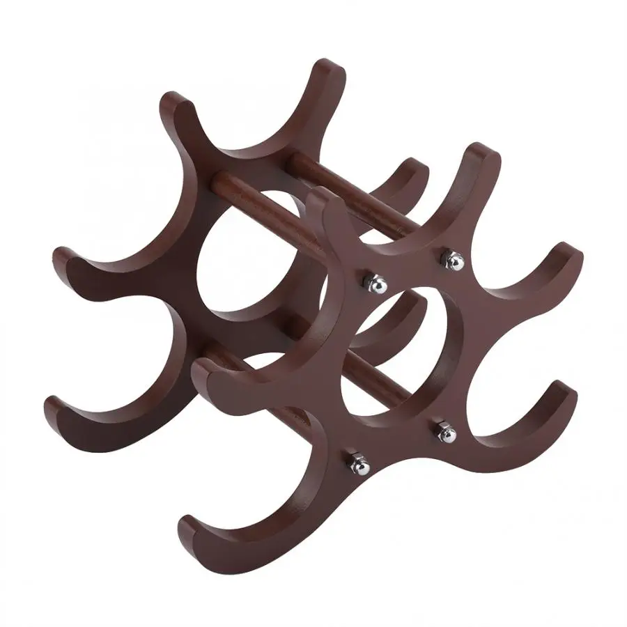 Кухня 1 шт. дома деревянный красный винный шкаф держатель для красного вина полка