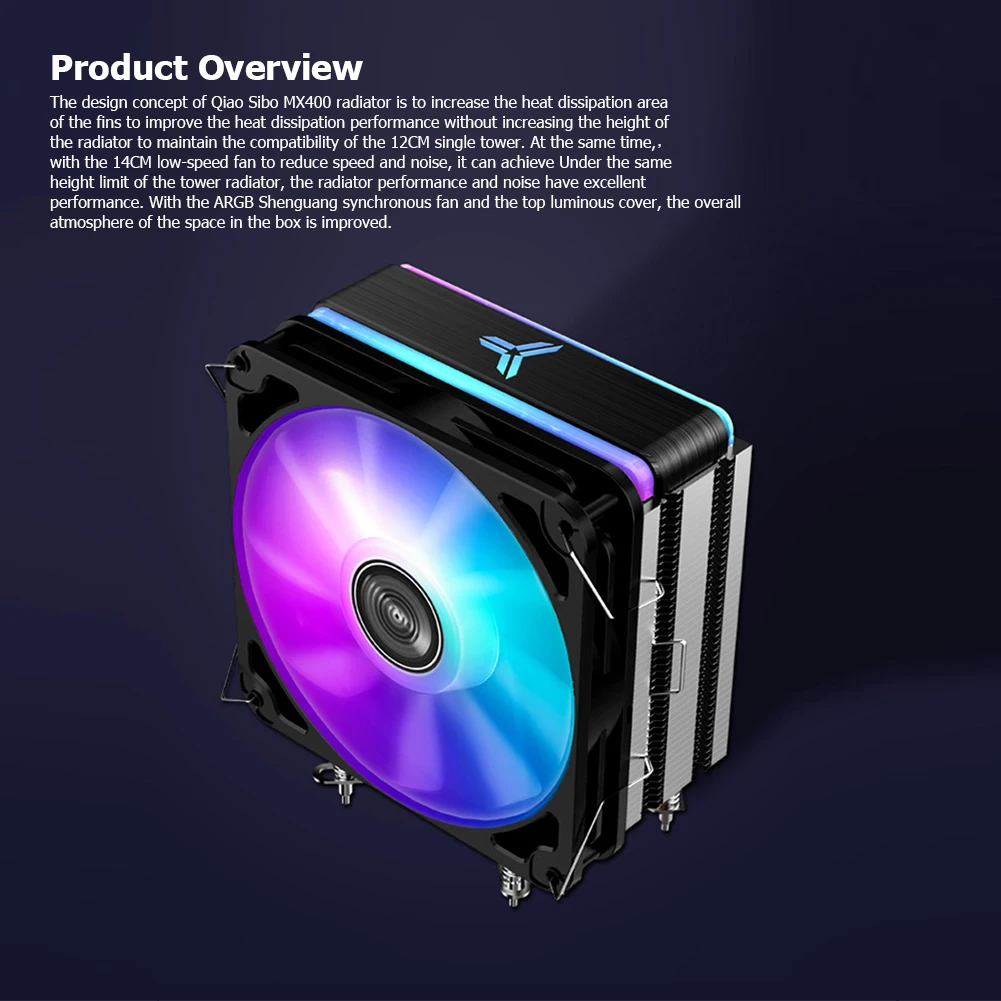 3/4pin CPU Cooler 4 Copper Heatpipe Heat Sink Dual Tower Quiet Cooling Fan For Intel LAG 1155 1156 775 AMD Socket AM3/AM2 | Компьютеры и