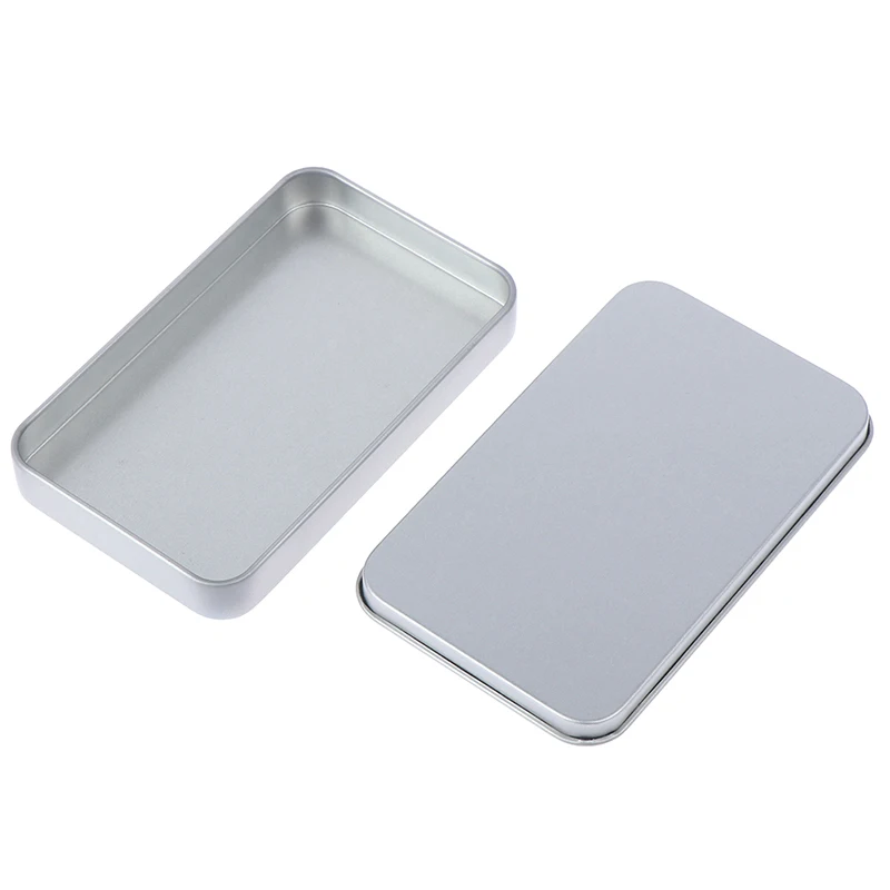 1 шт. металлический органайзер чехол Жестяная Банка коробка для хранения макияж