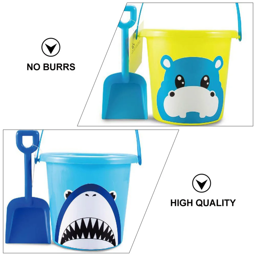 

3 Sets Sand Bucket and Spade Toys Interesting Sand Beach Bucket for Kids
