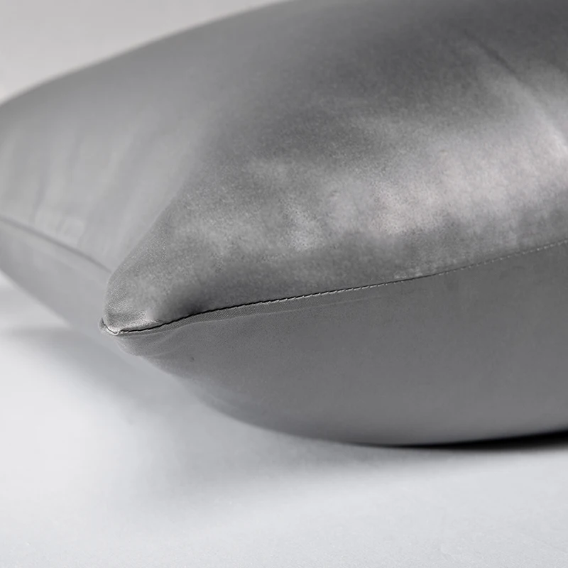 

New Silk Satin Pillowcase Durable Smooth Pillow Cover Pillowslip Fashion Multicolor Home Supplies Smooth Home Textile 1 Pair