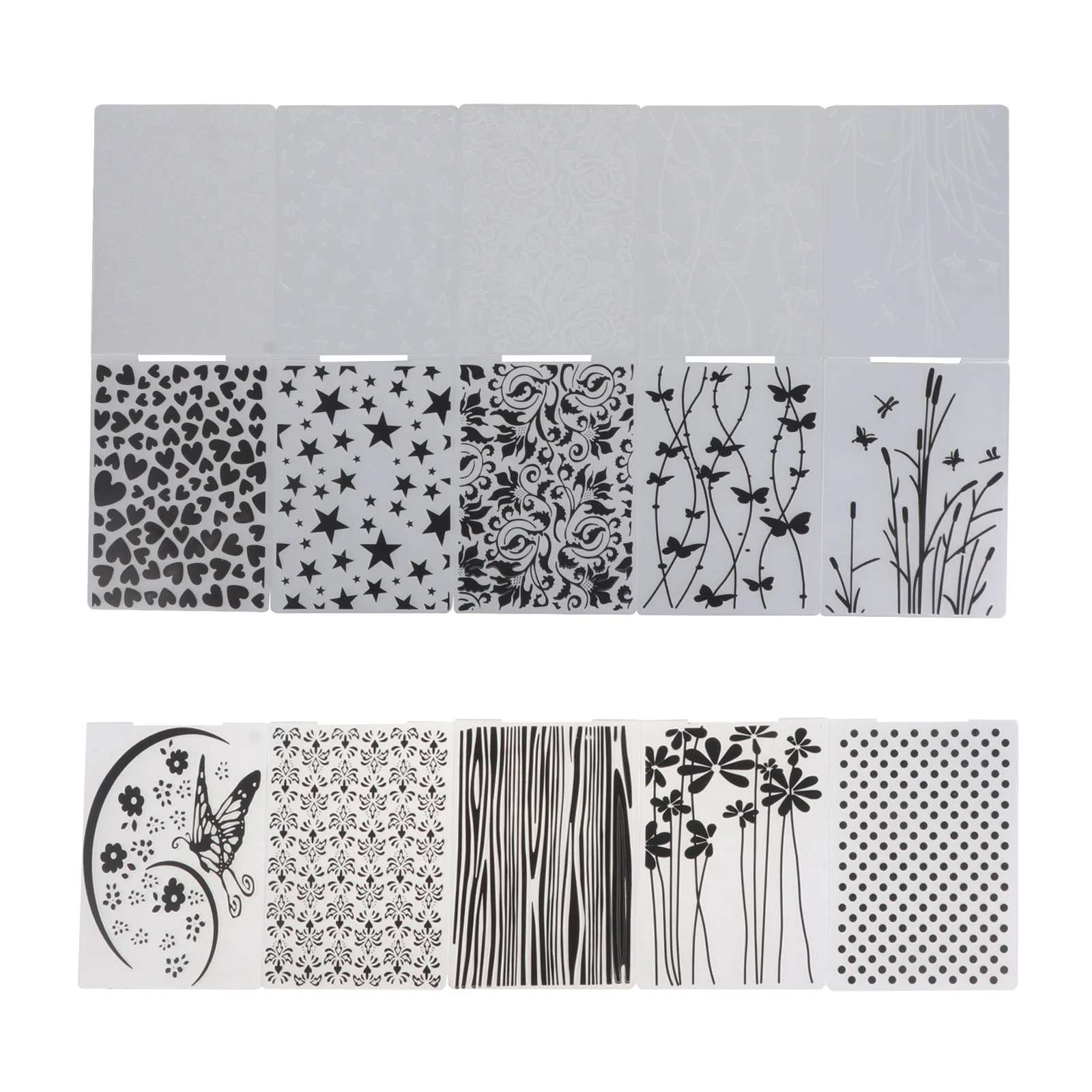 

10pcs Creative DIY Embossing Stencil Folder Template for Album Scrapbooks