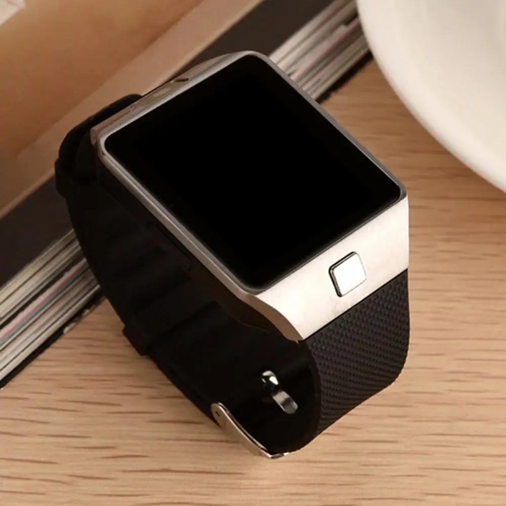 Смарт-часы Oloey DZ09 Цифровые мужские часы для IOS Android телефона Bluetooth SIM TF-карты камеры