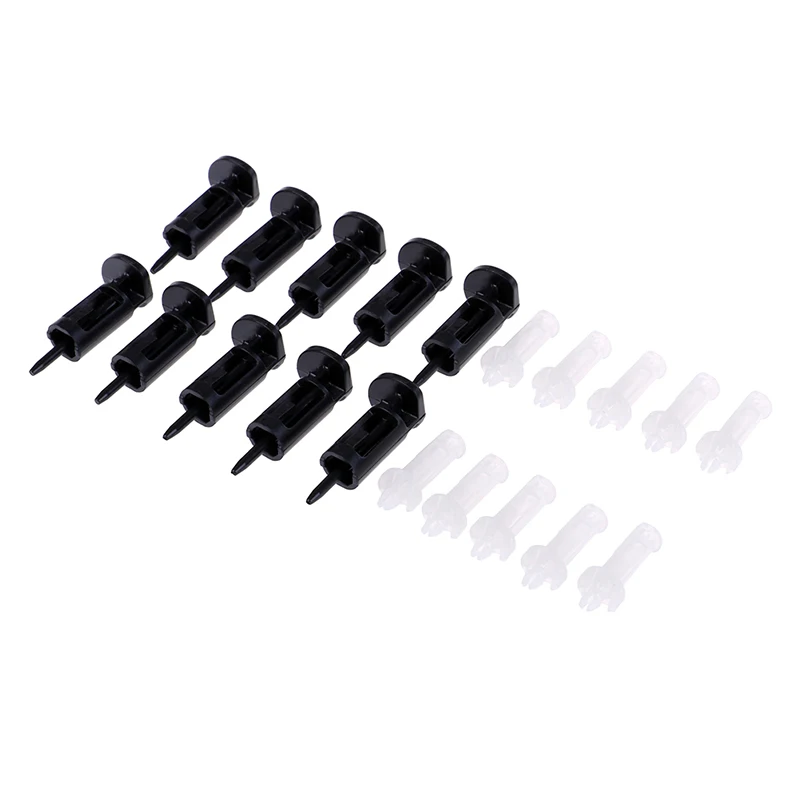 

10Pcs 775 CPU heatsink mount pin plastic push screw cooling fan mounting clip Easy installation long service time