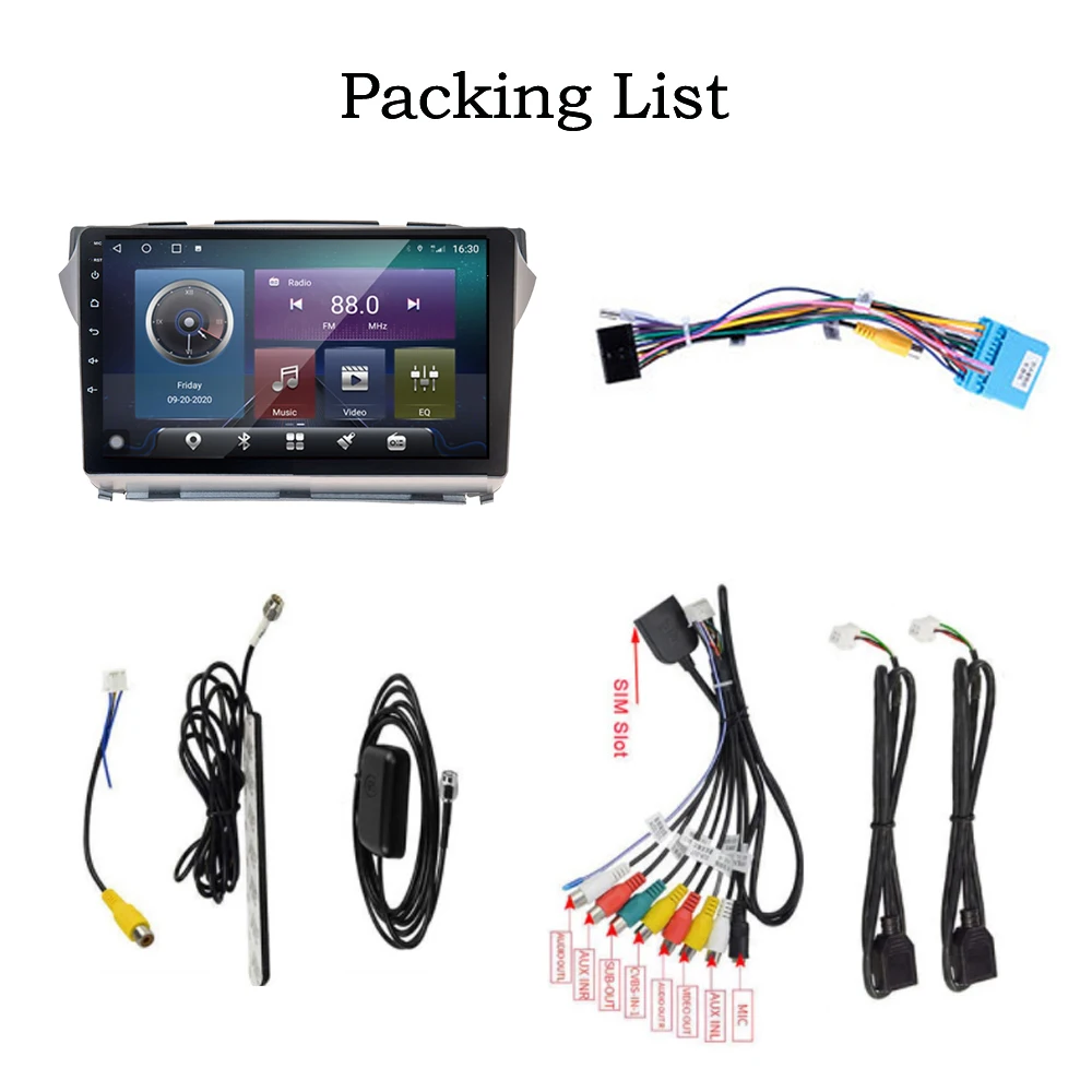

QNavi Android 10.0 DSP CarPlay Car Radio Multimedia Video Player Auto Stereo GPS For Suzuki Alto 2009-2016 1280*720P Blu-ray IPS