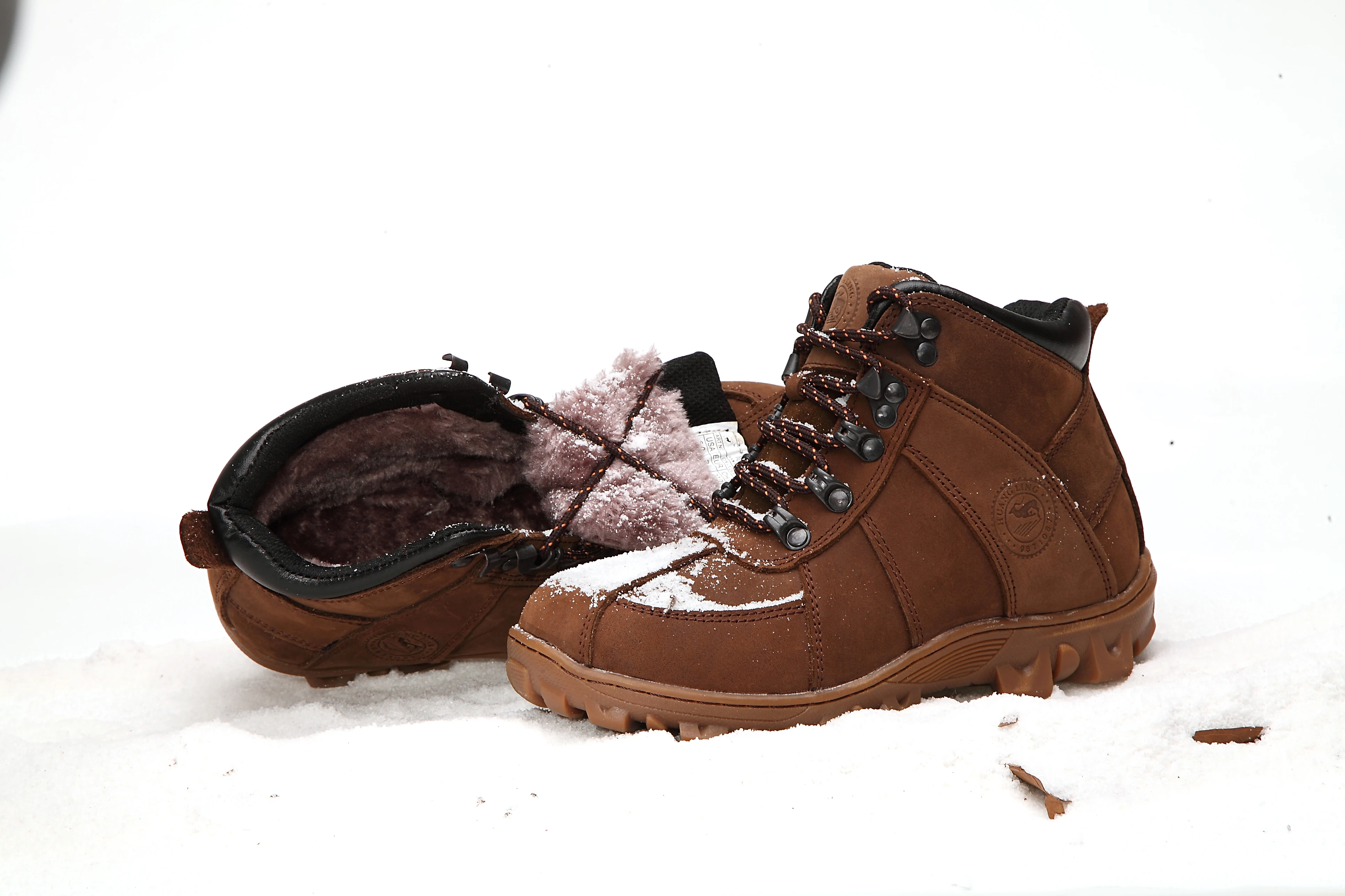 

2019 New Russia Winter Children's Snow Boots Boys Girls Fashion Waterproof Warm Shoes -30 Degree Kids Thick Mid Non-slip Boots