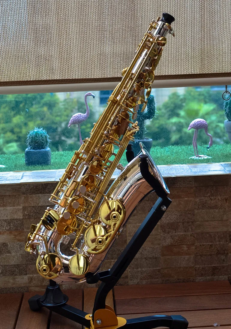 JUPITER саксофон с Золотым Лаком и чехол латунный музыкальный инструмент Alto Eb Tune Sax
