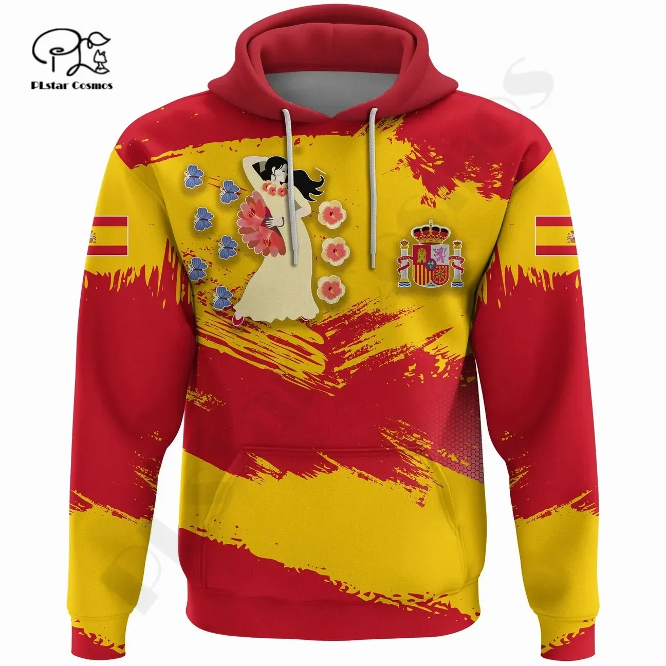 

PLstarCosmos 3DPrint Newest Spain Sport Country Flag Unique Men/Women Cozy Hrajuku Casual Streetwear Hoodie/Zip/Sweatshirt 8