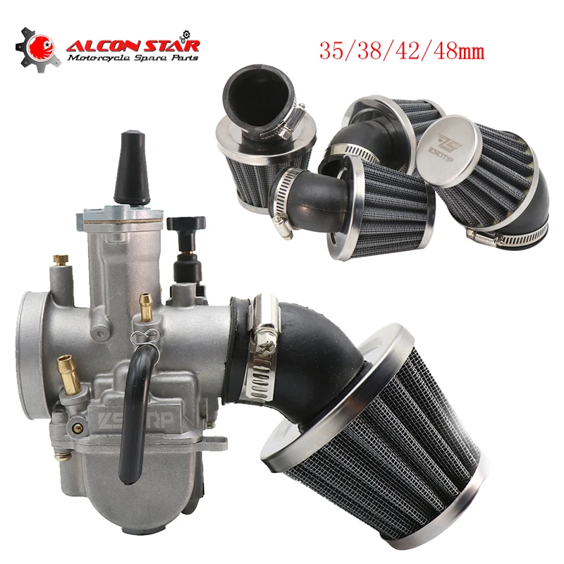 Мотоциклетный воздушный фильтр Alconstar КАРБЮРАТОР 35/38/42/48 мм для Honda CB250N RS CB400 Kawasaki