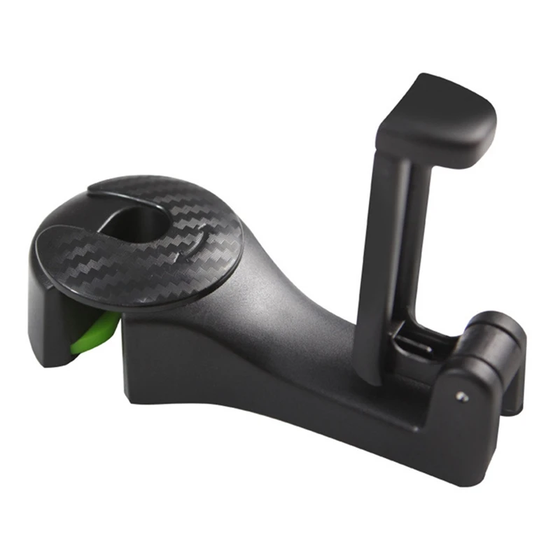 

1PC Car Hook Hidden Hooks Car Creative Multifunctional Car Seat Back Hooks For Handbags, Handbags, Wallets Black