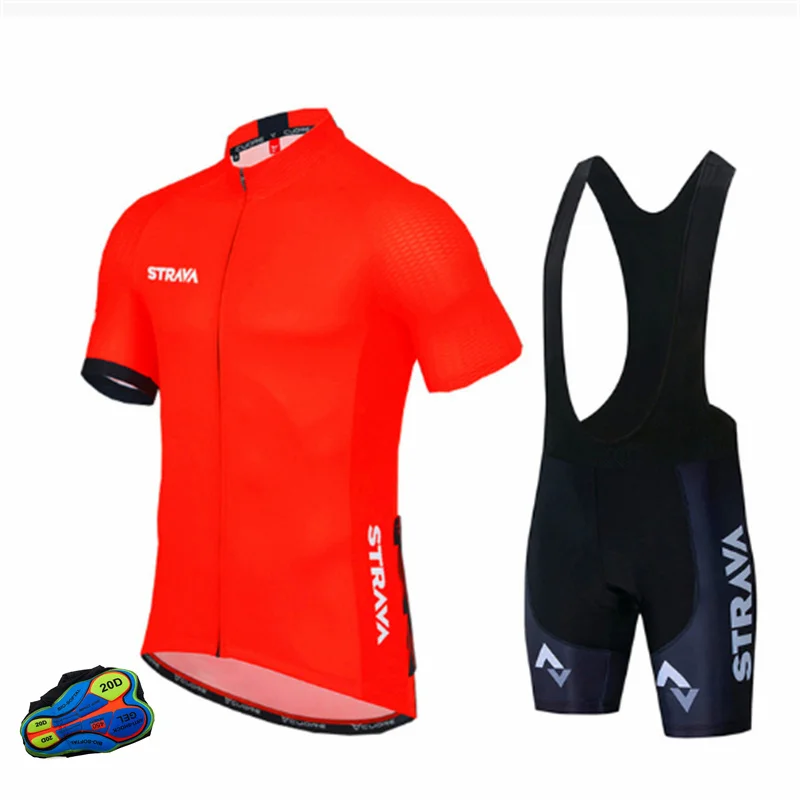 

STRAVA 2022 New Sublimation Sports Outfit Man Speed Suite Motor Breathable Cyclen Jersey Sets Professional Custom Cycling Suit