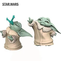 star wars the bounty collection child collectible toys 2 2 inch the mandalorian baby yoda froggy snack force moment figure 2