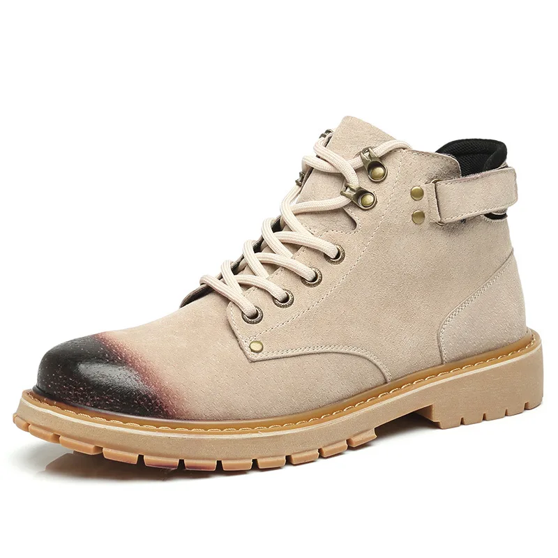 Новинка Мужские военные ботинки Армейские мужские ботильоны из натуральной кожи