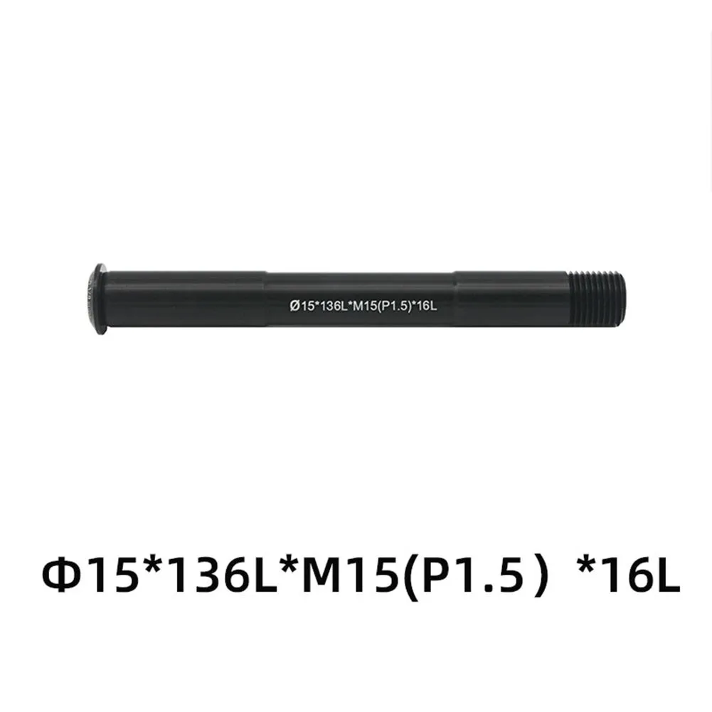 Bike Bicycle Replacement Front/Rear Thru Axle 12/15mm 122-181L P1.5/P1.75 Quick Release Hubs Tube Shaft Skewers Part Accessories