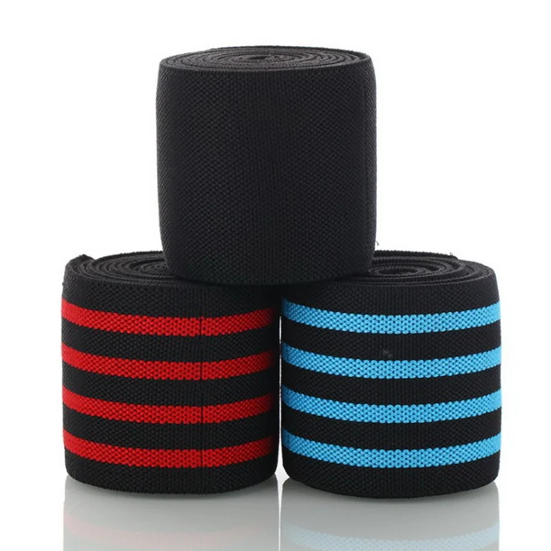 

2PCS Winding Wrapping Knee Pads Bandage Leg Protector Compression Squats Weightlifting Kneelet Gym Fitness Knee Protective Gear