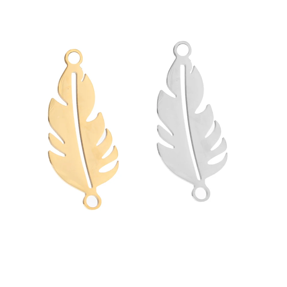 5 шт. соединители для браслетов и сережек из нержавеющей стали|Ювелирная