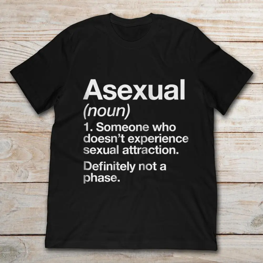Мужская футболка с коротким рукавом Asexual Definition|Мужские футболки| |