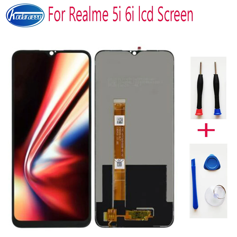 

6.5inch for Realme 5i 6i LCD Display with Touch Screen Digitizer Assembly 100% Original Parts