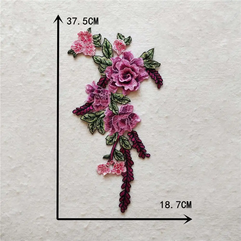 Новое поступление Лидер продаж красивые кружева вышивка Воротник Аппликация