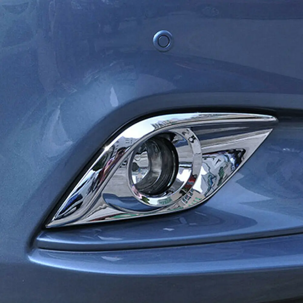 

For Mazda 6 Atenza 2014 2015 ABS Chrome Front Fog Light Lamp Cover Trim Molding