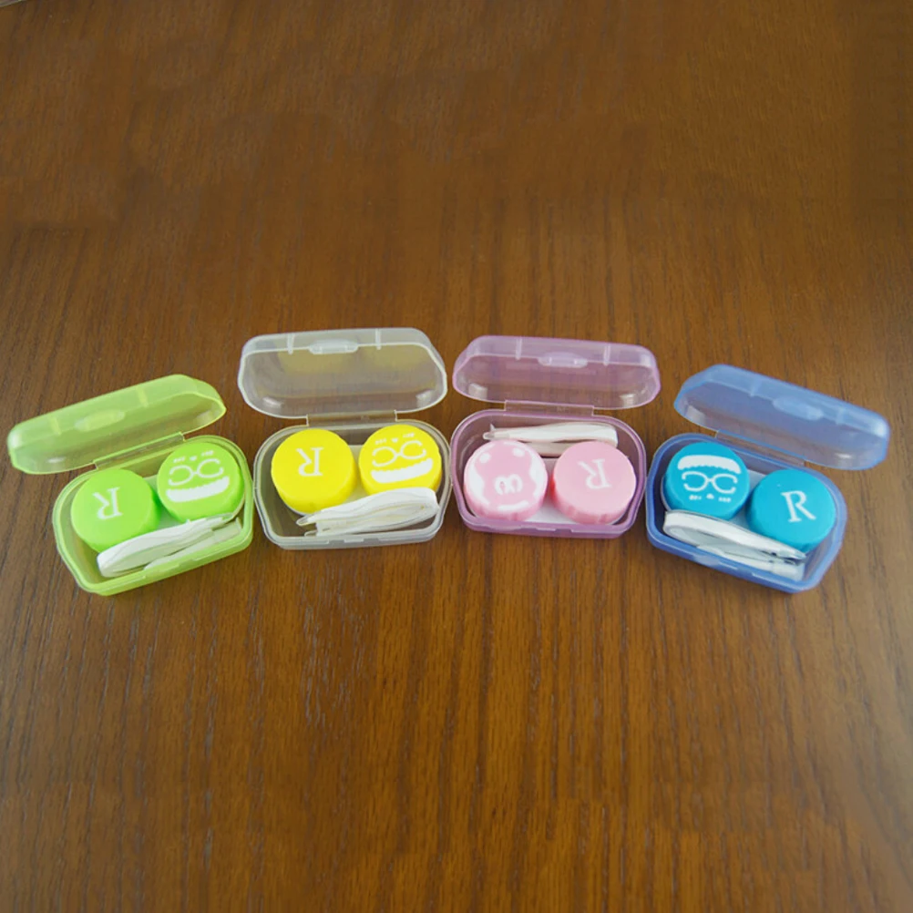 

1PC Convenient Travel Contact Lens Case For Eyes Care Kit Holder Container Glasses Contact Lenses Box