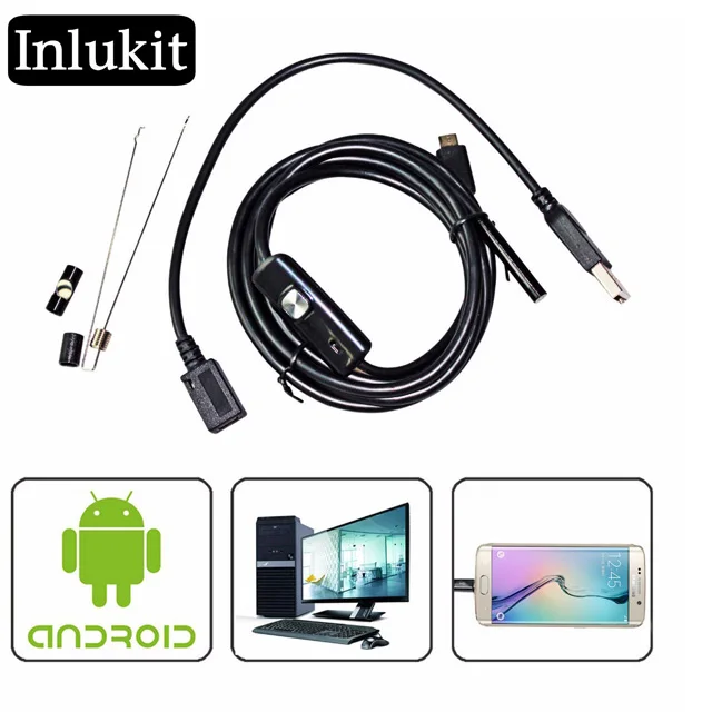 

USB портативный эндоскоп диаметром 5,5 мм, 5 м