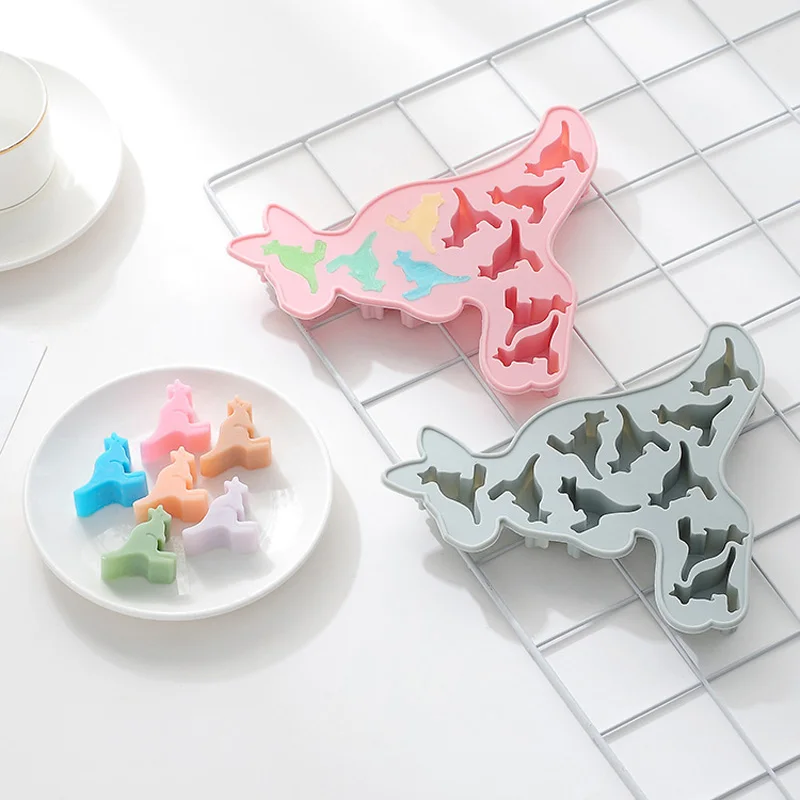 Украшения для торта из мягкой помады Tool 10-Grid Kangaroo силиконовая форма миниатюрные