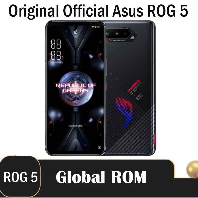 Оригинальный Новый Официальный Asus ROG 5 5G сотовый телефон Snapdragon888 6 78 дюймов AMOLED 65W