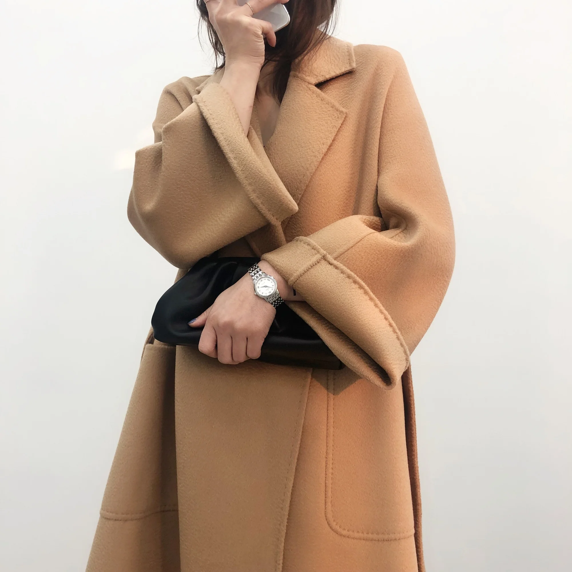 

SHZQ осенне-зимнее Новое модное женское длинное пальто, водонепроницаемое пальто