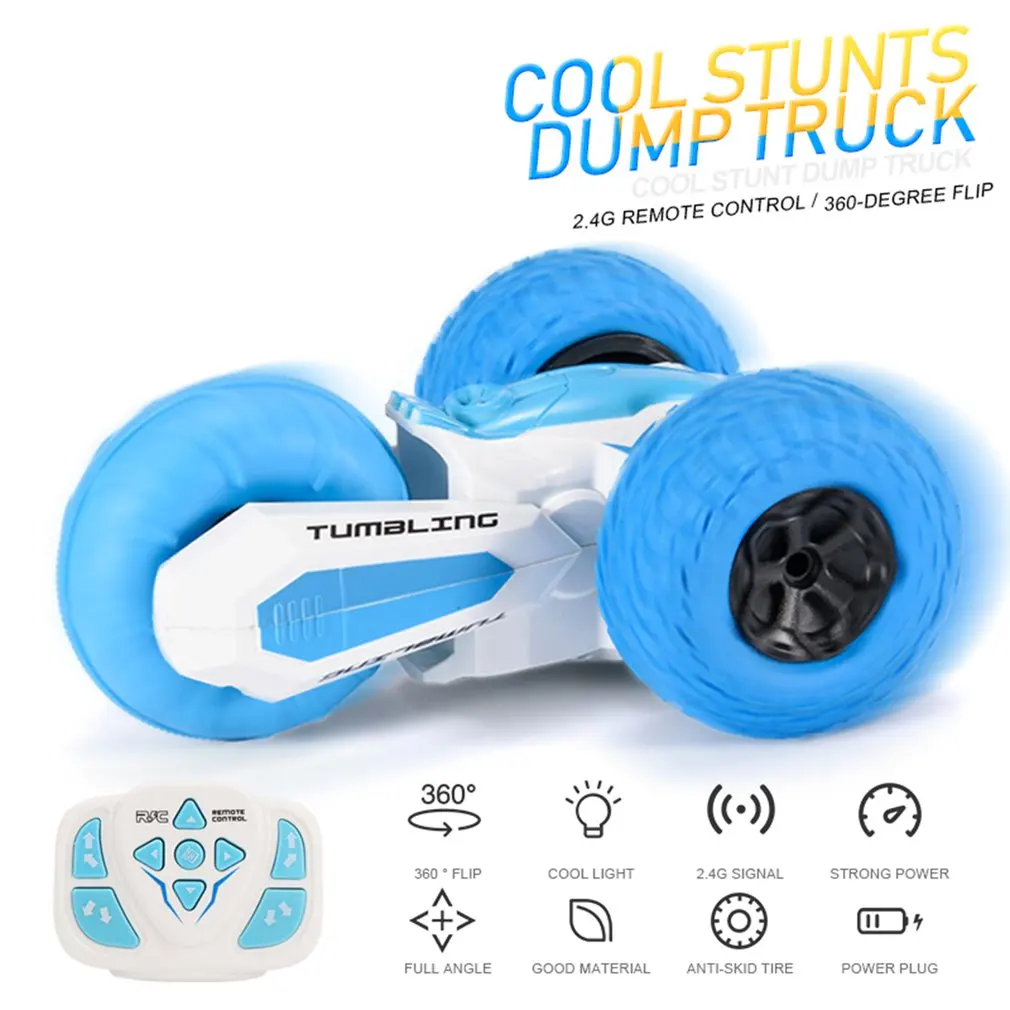 OCDAY RC Автомобиль 2 4G 4CH трюк Дрифт деформация багги автомобиль Рок Гусеничный ролл