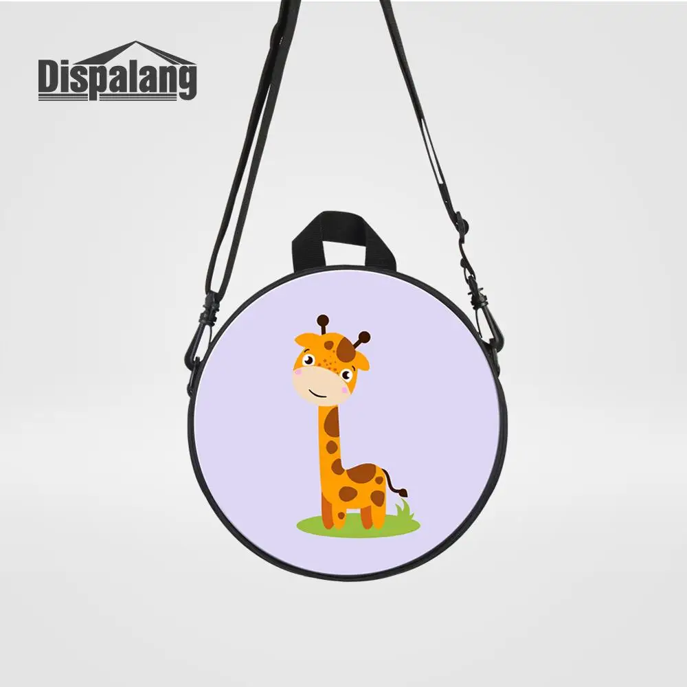 Backpack23 Dispalang новые Мультяшные детские сумки-мессенджеры с принтом лисы для девочек милые животные круглые Rugtas детские мини сумки через плечо - Цвет: Backpack23