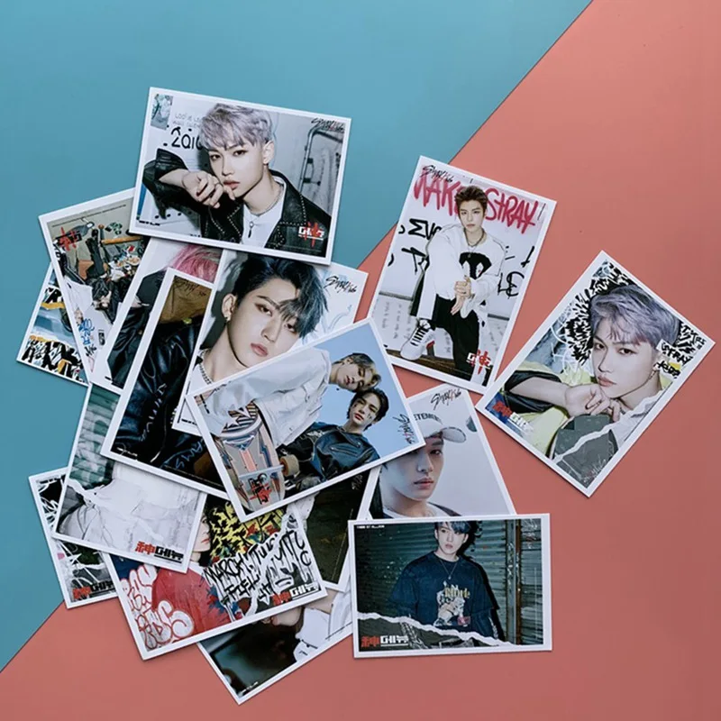 Фотокарточки для детей 16 шт./компл. Kpop Stray новый альбом GO LIVE LOMO Card фотокарточка