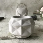 Небольшой цементный подсвечник, инструменты для изготовления кольца из смолы, форма для бетона, цветочного горшка, силиконовые формы для подсвечников