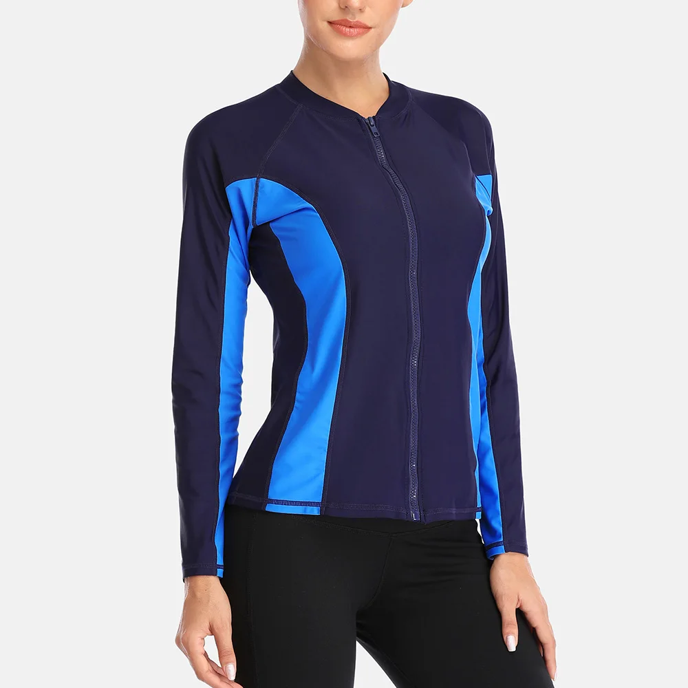 Женский купальник с длинным рукавом на молнии | Спорт и развлечения