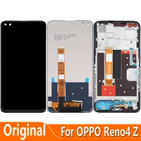 6 57 original for oppo reno 4z 5g cph2065 lcd display touch screen sensor assembly replacemen accessories for oppo reno4 z