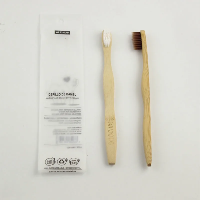 Набор бамбуковых зубных щеток для мужчин и женщин 2 шт./компл. | Красота здоровье