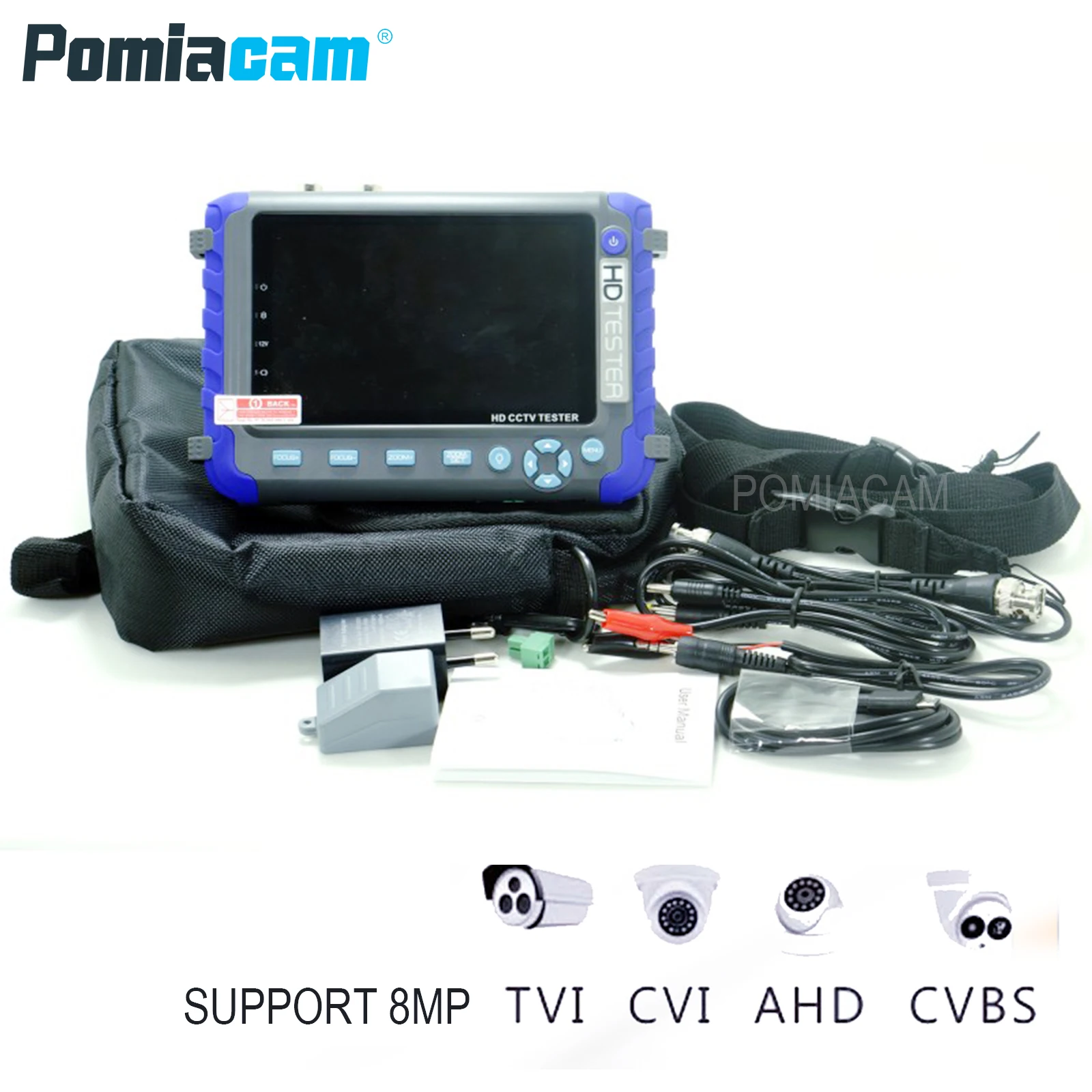 Аналоговый монитор камеры видеонаблюдения с PTZ IV8C 8MP 5MP 1080P AHD TVI CVI CVBSaudio |Монитор и