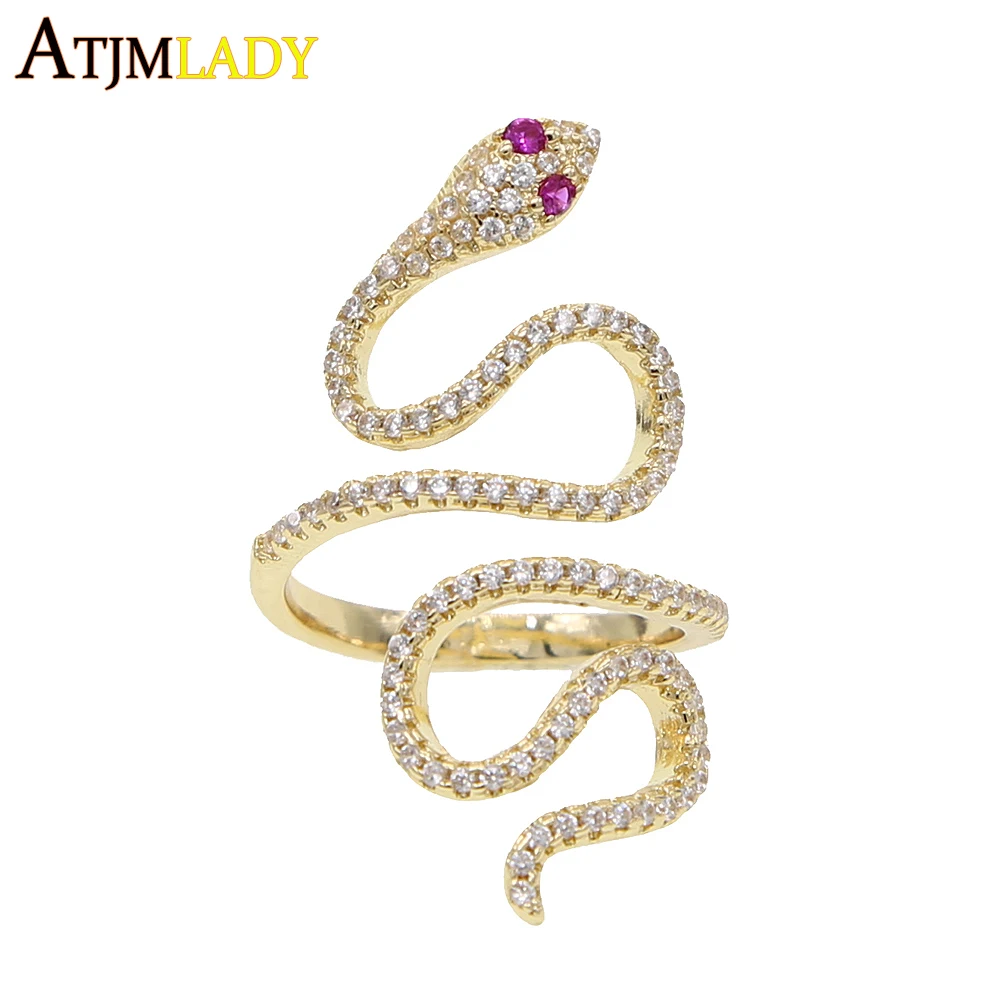 Женское кольцо с изменяемым размером Золотое розовое золото современные модные