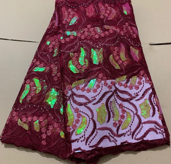 Бесплатная доставка красивая африканская нигерийская кружевная ткань с