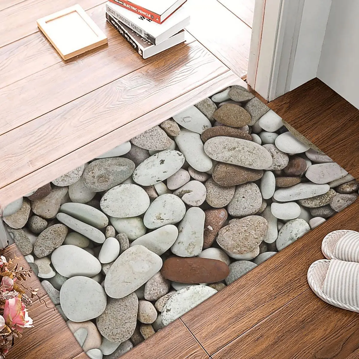 Натуральный Мягкий коврик противоскользящие приветственные коврики для пола