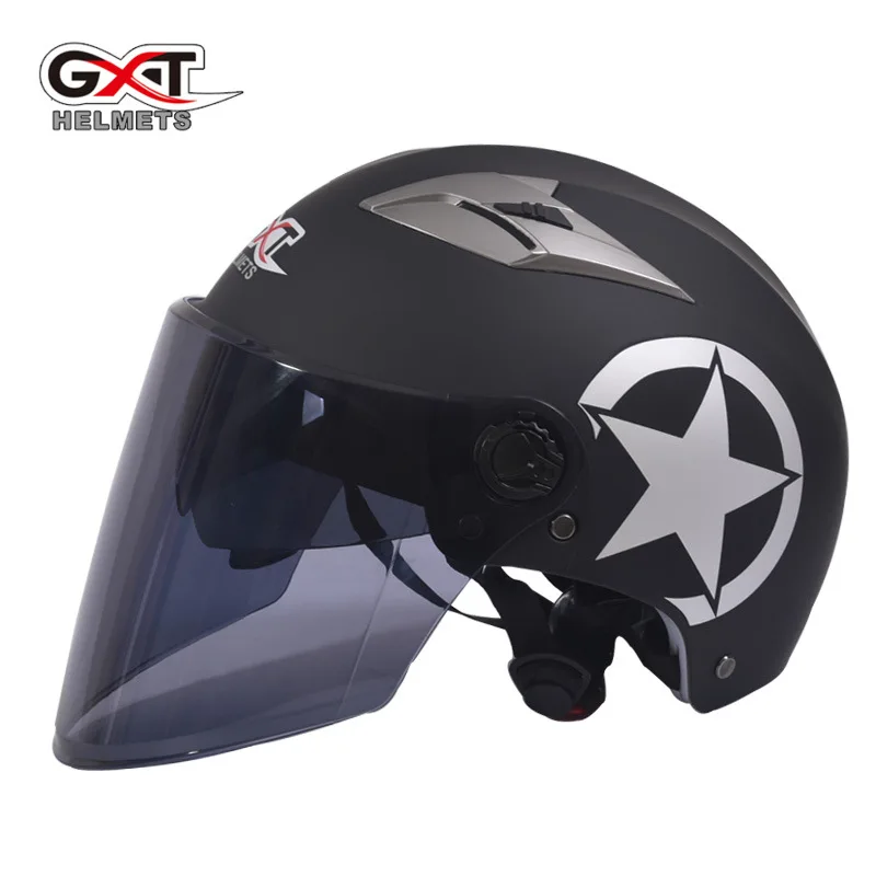 GXT электрический мотоциклетный шлем женский летний двойной автомобильный
