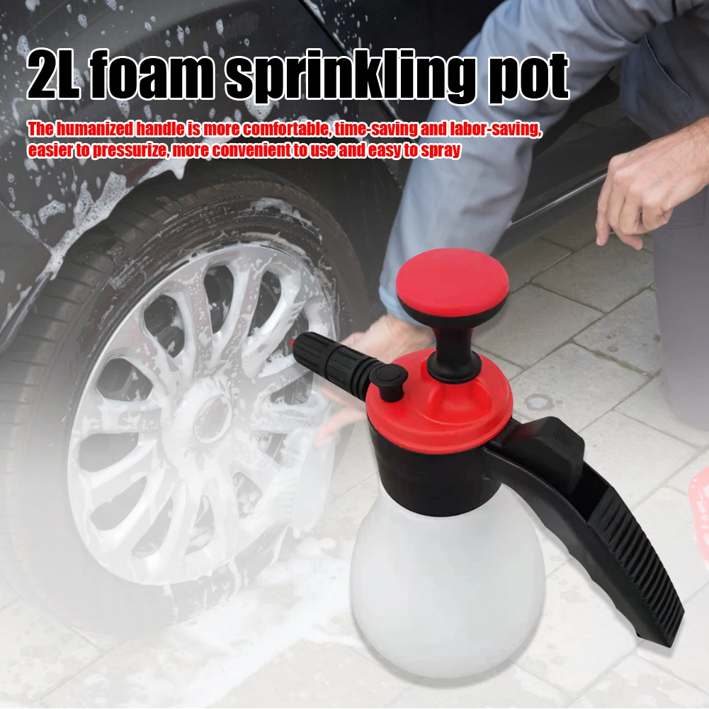 

Car Wash Foam Sprayer Can Portable Manual Pressurized Watering Pesticides Bottle Time-saving Watering Can for Garden