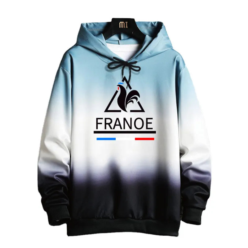 

2021 New Quick Dry Breathable 3D Printed Colored Rooster Spring/Summer Fashion Yellow Hoodie Glide Casual Hoodie Men/Women Top