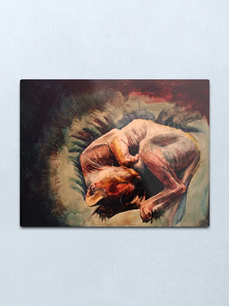 

Sphynx Cat Metal Print Tin Sign Bar Home Wall Decor Metal Art Poster Vintage Farmhouse Home Decor