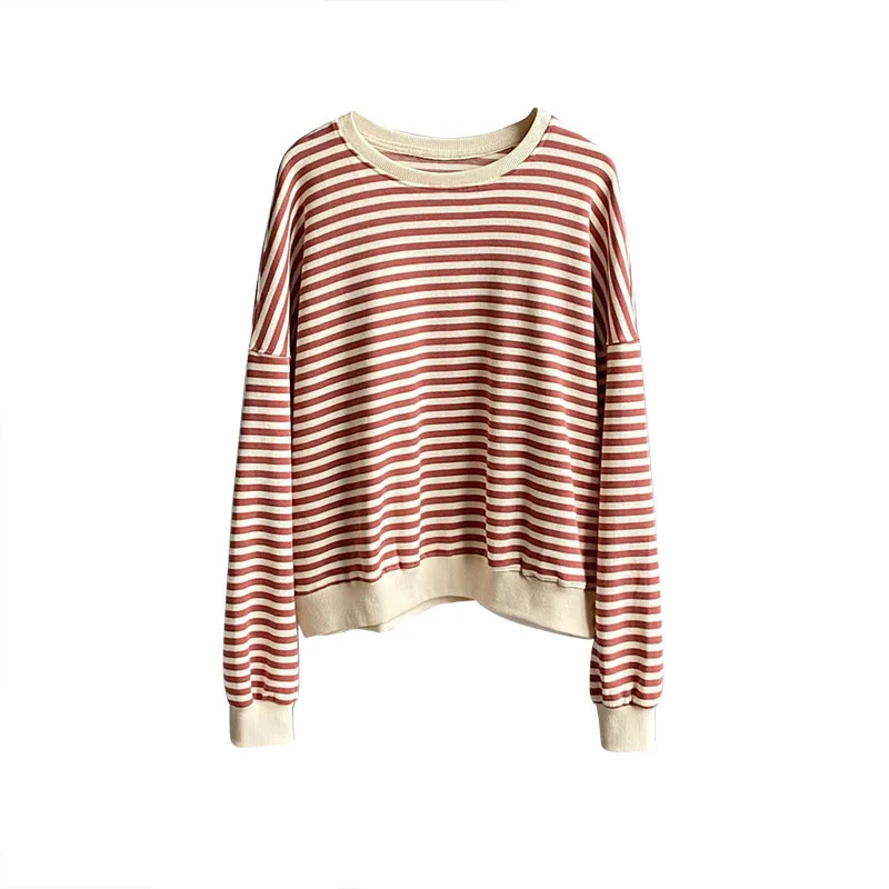 Рубашка будет ~ qiu han edition с круглым вырезом и длинным рукавом шикарная