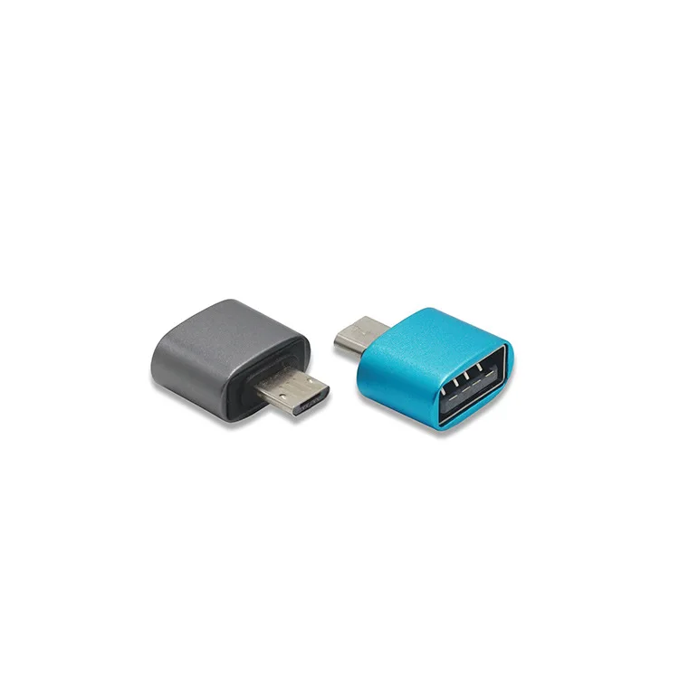Алюминиевый Micro USB OTG адаптер Мужской к USB 2,0 гнездовой разъем для samsung Xiaomi huawei Android Microusb OTG конвертер адаптер