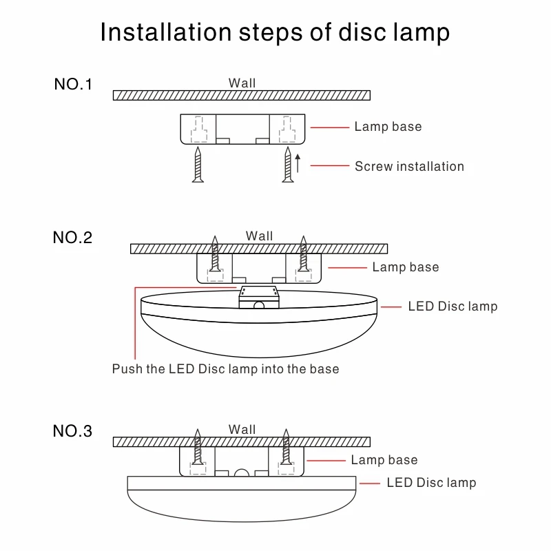 Потолочный светодиодный светильник Круглый поверхностный монтаж 48 Вт 36 24 18 13 9 6