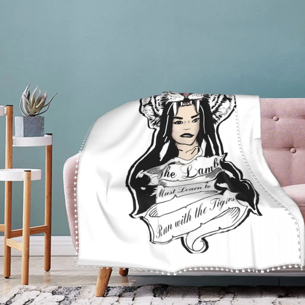 

The Tiger Bride Blanket Animal Roar Meditation Super Soft Blanket Fashion Decorative Fleece Bedspread