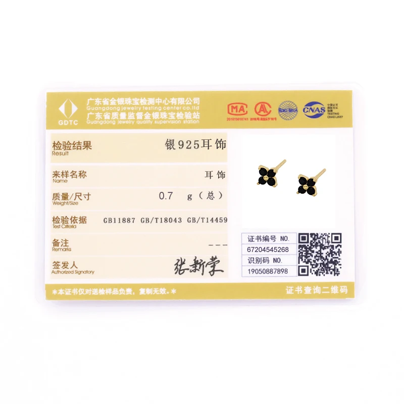 

GS 925 Sterling Silver Colorful Flower Shape Stud Earrings For Women Turquoise Rose Red Purple Black Zircon Ear Stud Jewelry